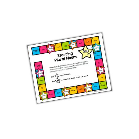 Singular and Plural Nouns Game - The Measured Mom