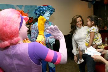 Leah Remini and daughter Sofia at The Doodlebops concert in CA