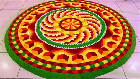 {Free} Onam Rangoli Designs & Wallpapers Pookalam-Festival