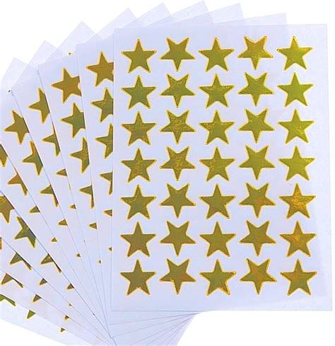 Buy Kids B Crafty, Gold Star Stickers,1000, Star Stickers for Reward ...