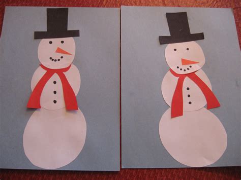 Snowman Paper Craft | Kiddie Crafts 365 Blog