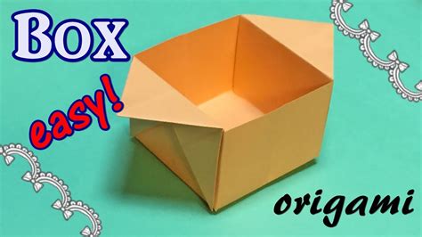 Origami Box out of A4 Paper | Easy and Simple Origami Paper Craft for ...