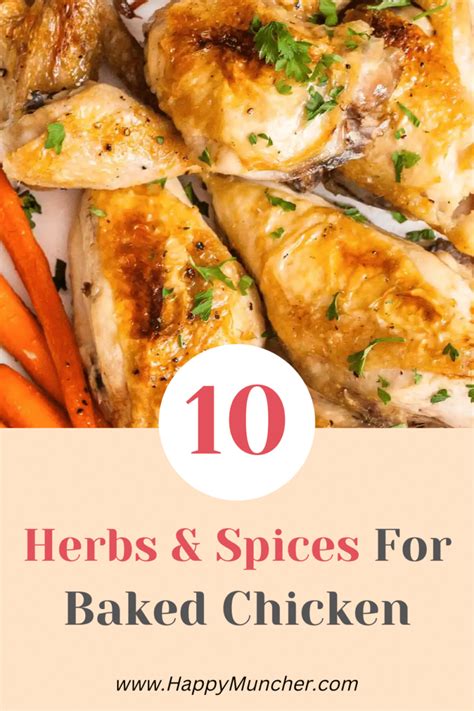 10 Best Herbs and Spices for Baked Chicken - Happy Muncher