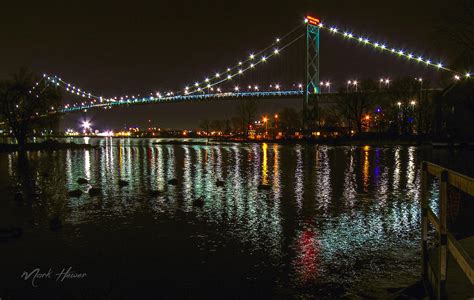 Ambassador Bridge Photograph by Mark Hewer - Fine Art America