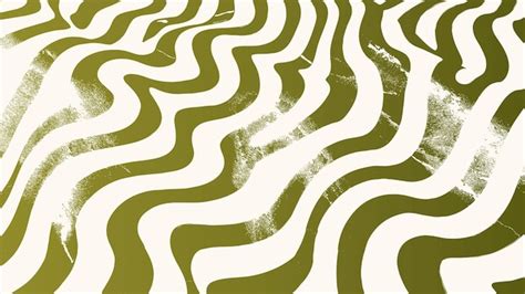 Free Vector | Green wavy line patterns