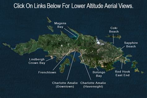 Map Of St Thomas Beaches - Maping Resources