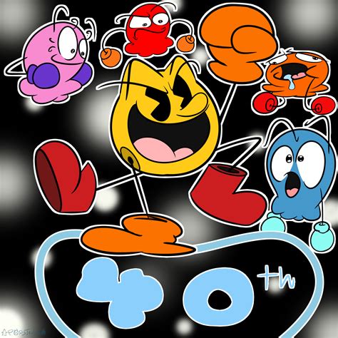 PAC-MAN's 40th Anniversary!!! by PopTevin on Newgrounds