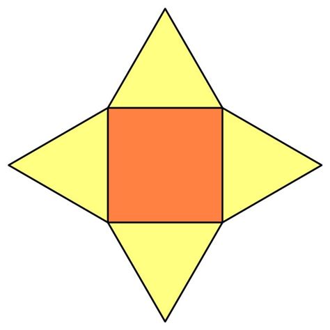 Square Pyramid Net - Free Math Photos & Images