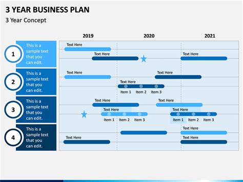 Business 3 Year Plan Template