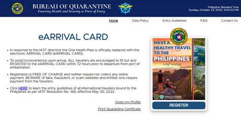 eArrival Card Philippines Registration Guide - NewsToGov