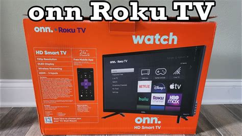 onn. Roku Smart TV 24” Class HD 720P LED - YouTube