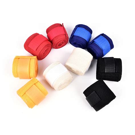 New 1 Pair 2.5m Boxing Bandage Handwrap Punching Hand Wrap Boxing ...