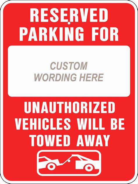 Reserved Parking Sign Template Free Of Reserved Sign Template Word Word ...