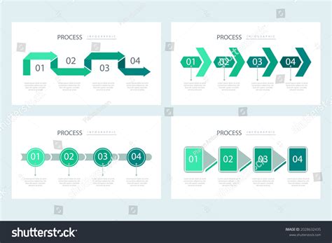 Process Infographic Design Template Timeline Step Stock Vector (Royalty ...