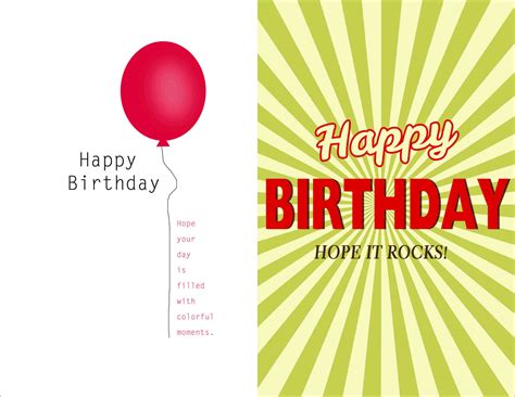 microsoft word birthday card template addictionary - microsoft word ...