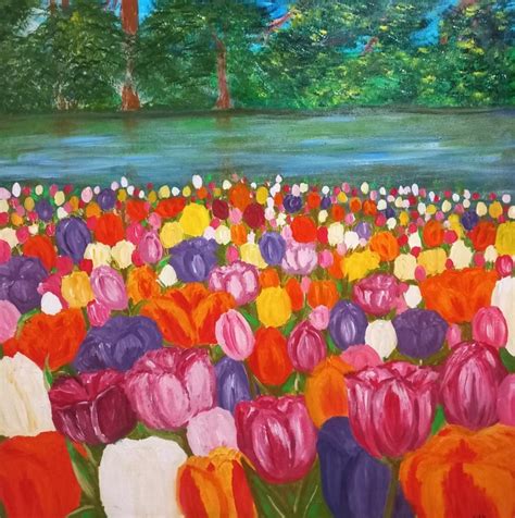 Mildred Pasites | Tulips (2022) | Available for Sale - FilipinoArt.ph