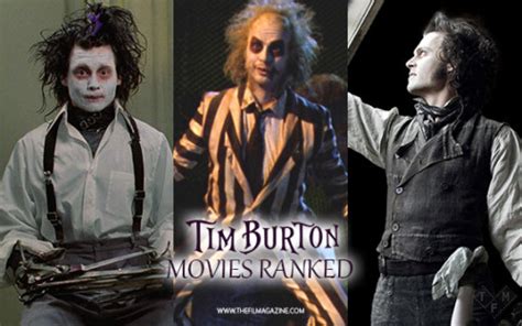 Tim Burton Movies Ranked | The Film Magazine