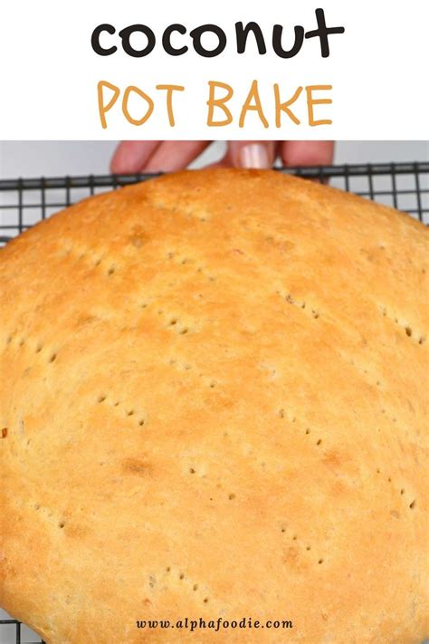 Coconut bake is a classic Caribbean thick bread made with a few simple ...