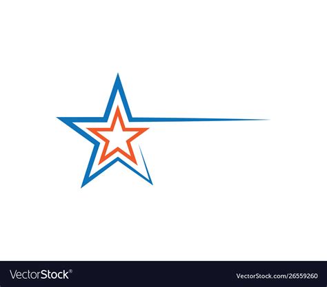 Star logo template Royalty Free Vector Image - VectorStock