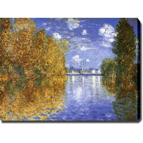 USA Claude Monet 'Autumn Effect at Argenteuil' Gallery-wrapped Art ...