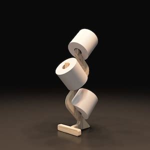 Toilet Paper Holder Stand for Multiple Roll Storage Free Standing ...