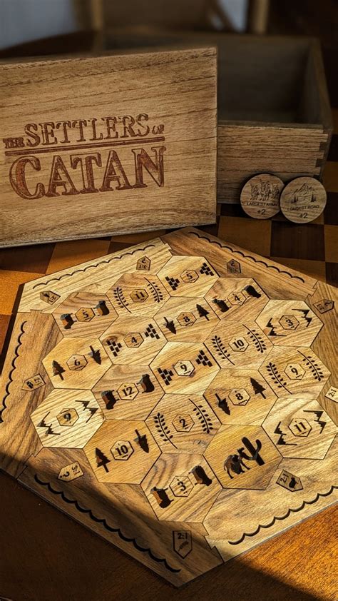 Settlers of Catan Board DIGITAL FILE - Etsy