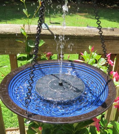 Solar Bird Baths | Hanging Bird Bath Bubbler | Solar Bubbler Birdbath ...