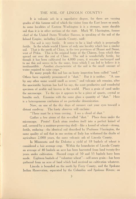 Big Bend Railroad History: 1909 The Story of Lincoln County