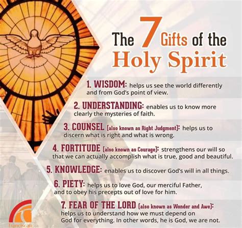 The 7 Gifts of the Holy Spirit – LIVE BY FAITH