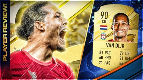 GOLD CARD 90 RATED VIRGIL VAN DIJK PLAYER REVIEW - FIFA 23 ULTIMATE ...