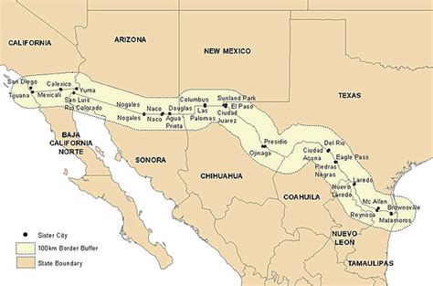 What if the entire Modern US - Mexico Border was transported back in ...