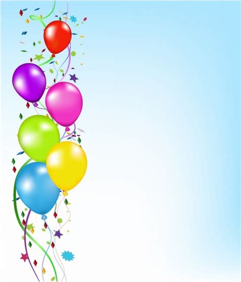 Birthday balloons vectors free download graphic art designs