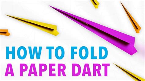 How to Make a Sticky Note Dart (Origami Tutorial) | Sticky note origami ...