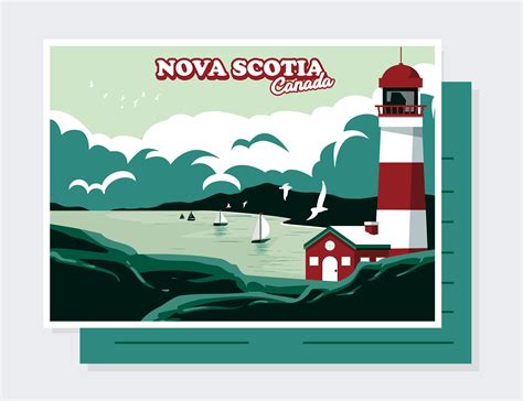 Canada Postcard Vector 198607 Vector Art at Vecteezy