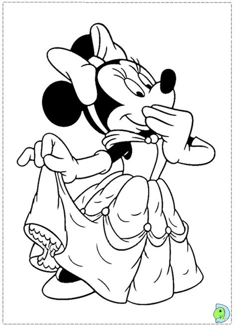 Minnie Mouse Coloring page- DinoKids.org