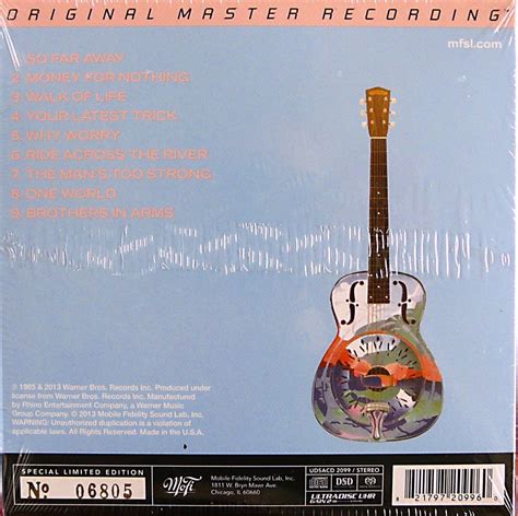 DIRE STRAITS Brothers In Arms SACD (MFSL UDSACD-2099) OnVinylStore