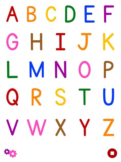 (Colorful ABC) Colorful Alphabets Flash Cards App with Music & Sound ...