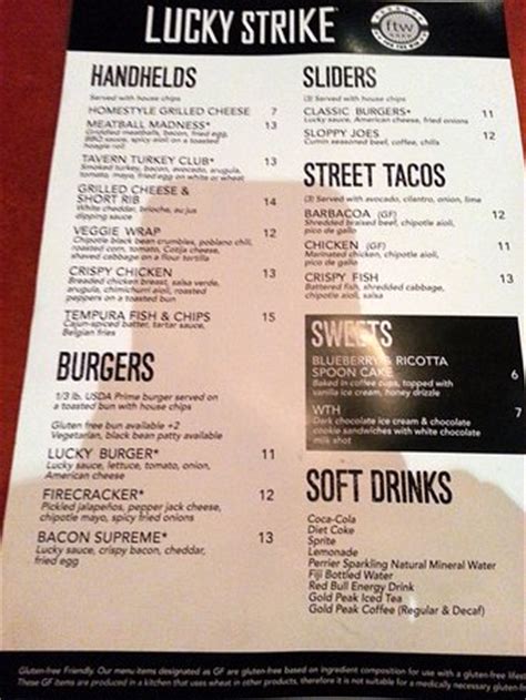 Lucky Strike, Chicago - Streeterville - Menu, Prices & Restaurant ...