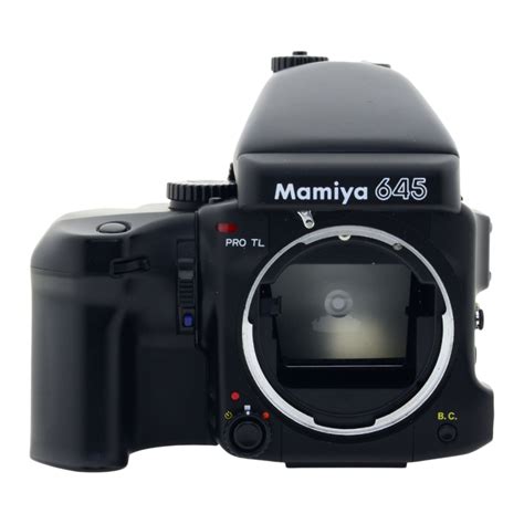 MAMIYA 645 PRO TL INSTRUCTIONS MANUAL Pdf Download | ManualsLib