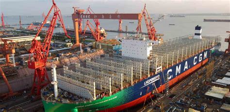 CMA CGM's mega-ship fleet awarded green certification - Port Technology ...