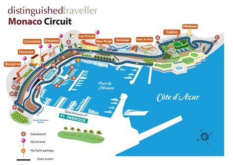 Map Of Monaco F1 Circuit