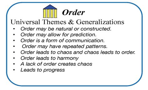 Universal Theme - Order - Envision Gifted