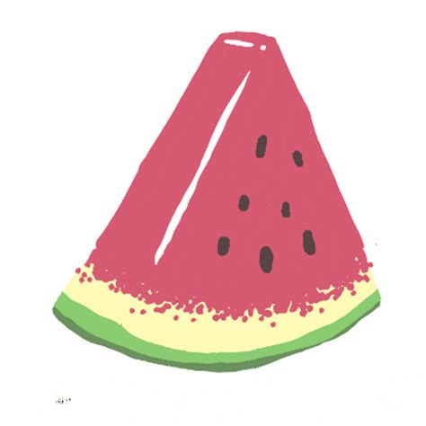 Watermelon Summer Girl GIF | GIFDB.com