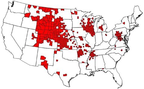 Map of States Where Chronic Wasting Disease Causes 'Zombie' Effect in ...