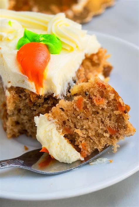 Moist Carrot Cake With Cream Cheese Frosting - CakeWhiz | Carrot cake ...