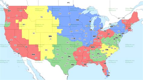 NFL Week 12 coverage map: TV schedule for CBS, Fox regional broadcasts ...