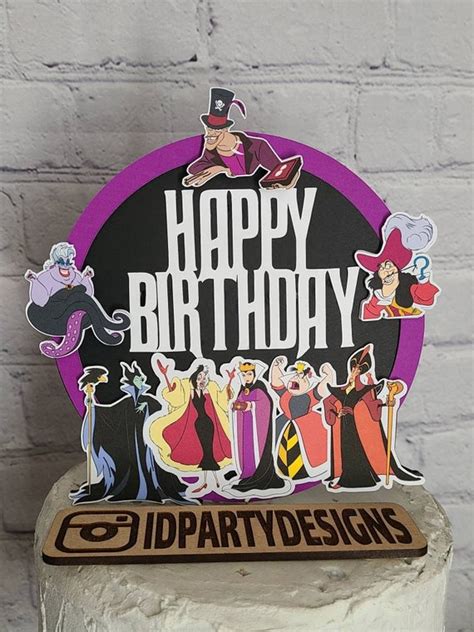 DISNEY VILLAINS BIRTHDAY Halloween Maleficent Evil Queen - Etsy