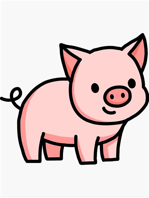 Pig Drawing Simple - Patag Cacag