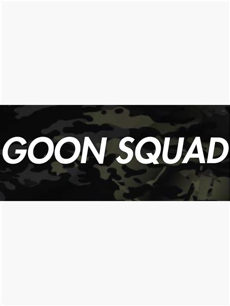 "Goon Squad Multicam Black" Sticker for Sale by xgravelordx | Redbubble