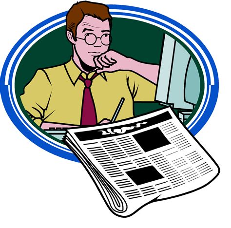 Newspaper clipart newspaper editor, Newspaper newspaper editor ...